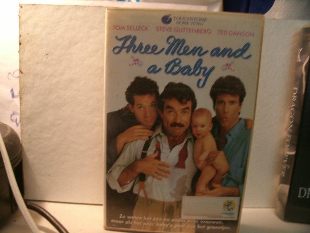 vhs 198b three men and a baby, Alle leeftijden, Ophalen of Verzenden, Gebruikt, Komedie