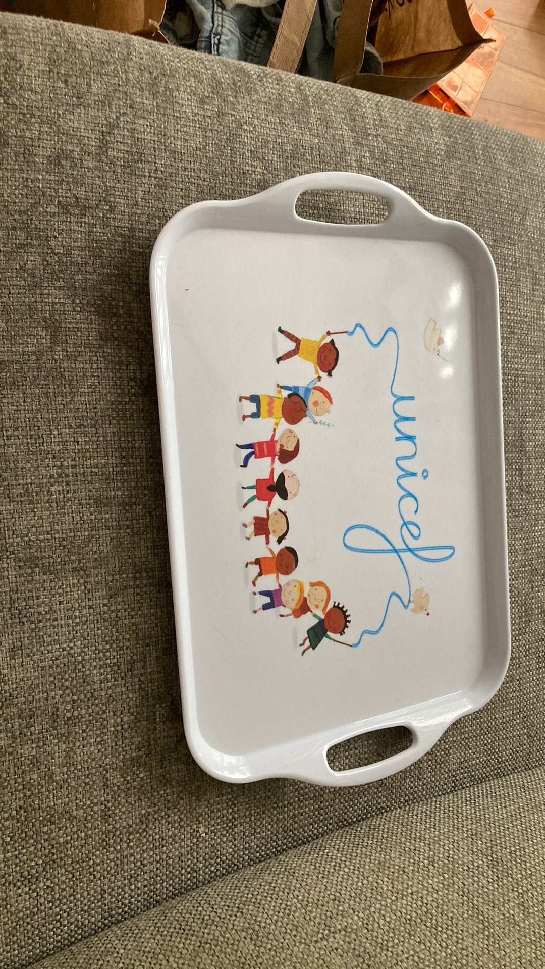 Dienblad gratis, Ophalen of Verzenden, Gebruikt, Kunststof