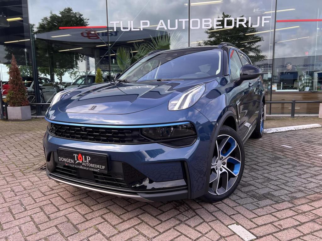 Lynk & Co 01 1.5 PHEV 7dcth 5d 132kw Dak Pano 360Cam LED, Stof, Blauw, Bedrijf, 1854 kg