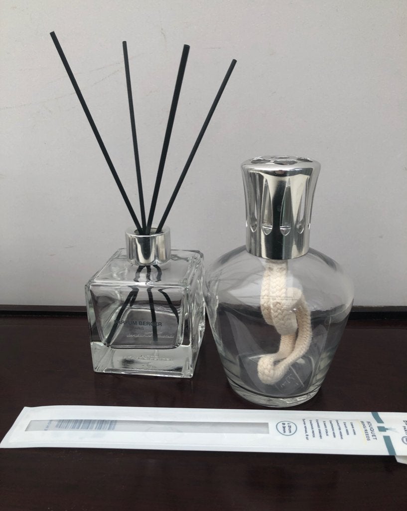 Lampe Berger  Geurbrander + geurstokjes houder...beide zgan, Meerkleurig, Overige stijlen, Ophalen of Verzenden, Zo goed als nieuw