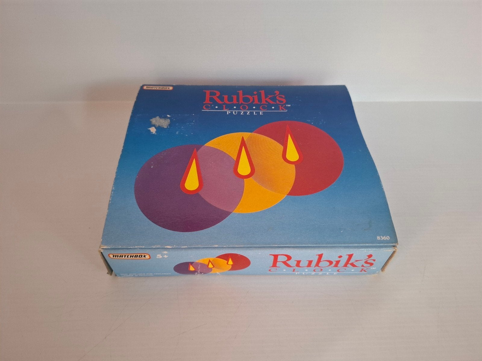 Vintage Matchbox set 8360 Rubik's Clock Puzzle in doos, Ophalen, Gebruikt, Rubik's of 3D-puzzel