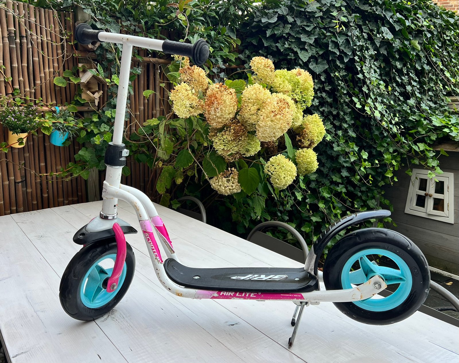 Puky step R03 met luchtbanden - roze/wit, Fietsen en Brommers, Ophalen, Gebruikt, Gewone step