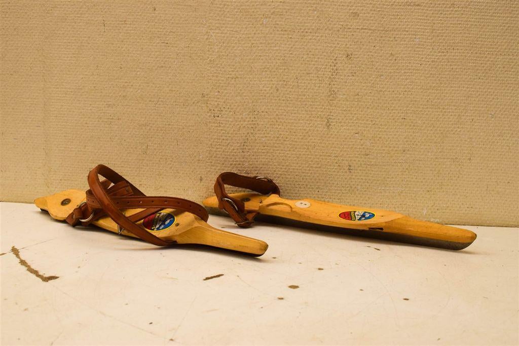 Vintage Houten Houtjes Batavus Grand prix 46803, Sport en Fitness, Schaatsen, Gebruikt, Overige typen, Viking, Ophalen of Verzenden