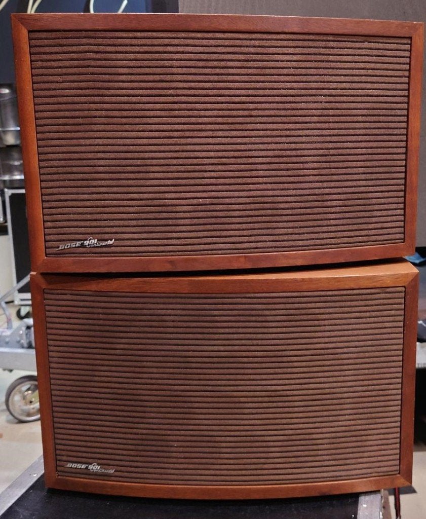 Bose 901 luidsprekers notenhout zonder beschadigingen, Audio, Tv en Foto, Ophalen, Gebruikt, 150 watt of meer, Bose