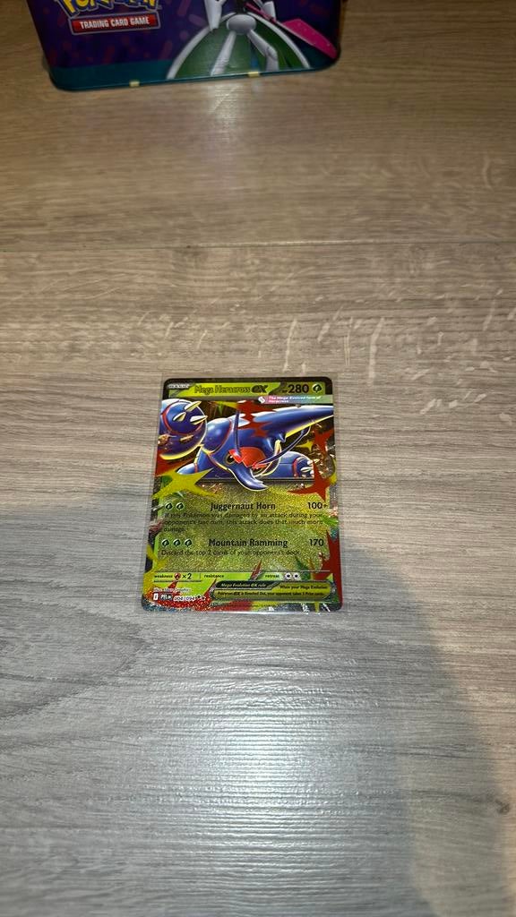 Mega Heracross EX 004/094 - Phantasmal Flames, Ophalen of Verzenden, Zo goed als nieuw