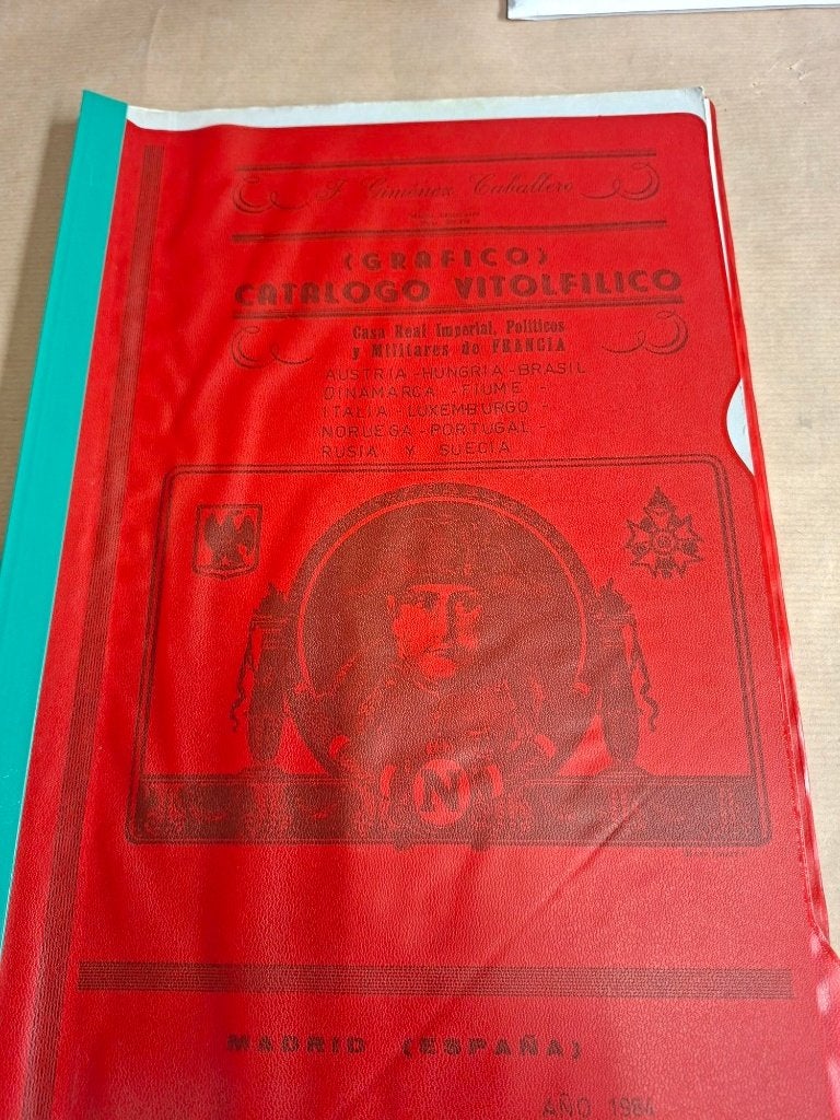 Spaanse catalogus sigarenbanden Franse personaliteiten, Verzenden, Gebruikt, Sigarenbandjes