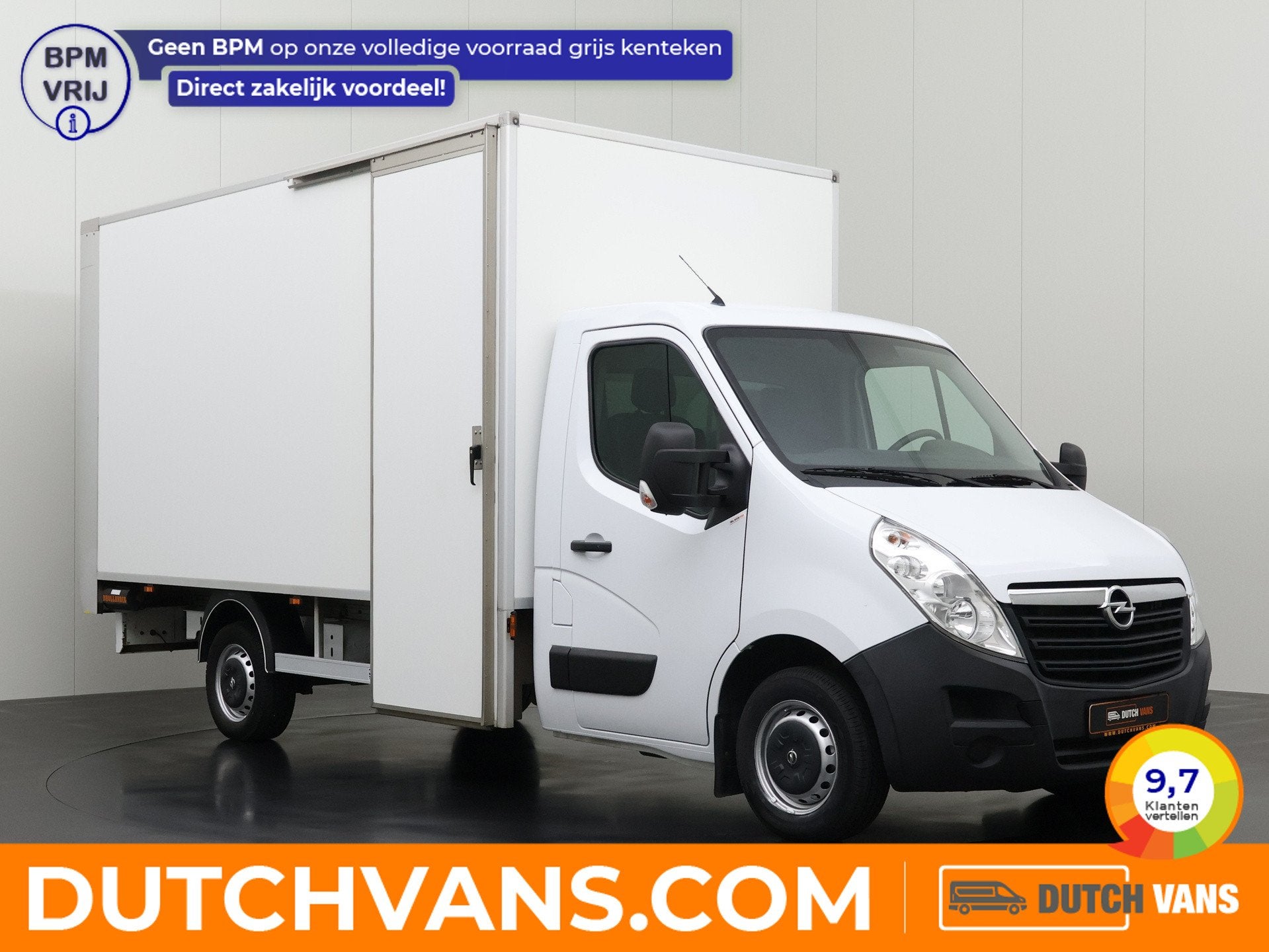 Opel Movano 2.3CDTi 130PK Bakwagen+Laadklep | 1020Kg Laden |, Dealer onderhouden, Gebruikt, Euro 6, 2477 kg