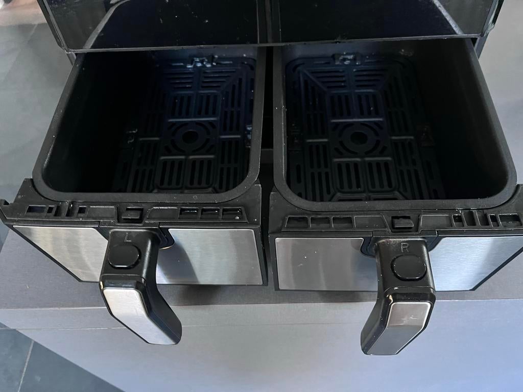 Princess 182074 Dubbele Mand Airfryer - Zo goed als nieuw, Ophalen of Verzenden, Zo goed als nieuw, Airfryer, 1500 gram of meer
