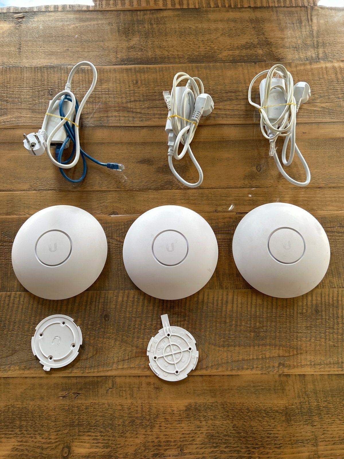 3x Ubiquiti UniFi AP AC LR Access Points met PoE, Ophalen of Verzenden, Gebruikt