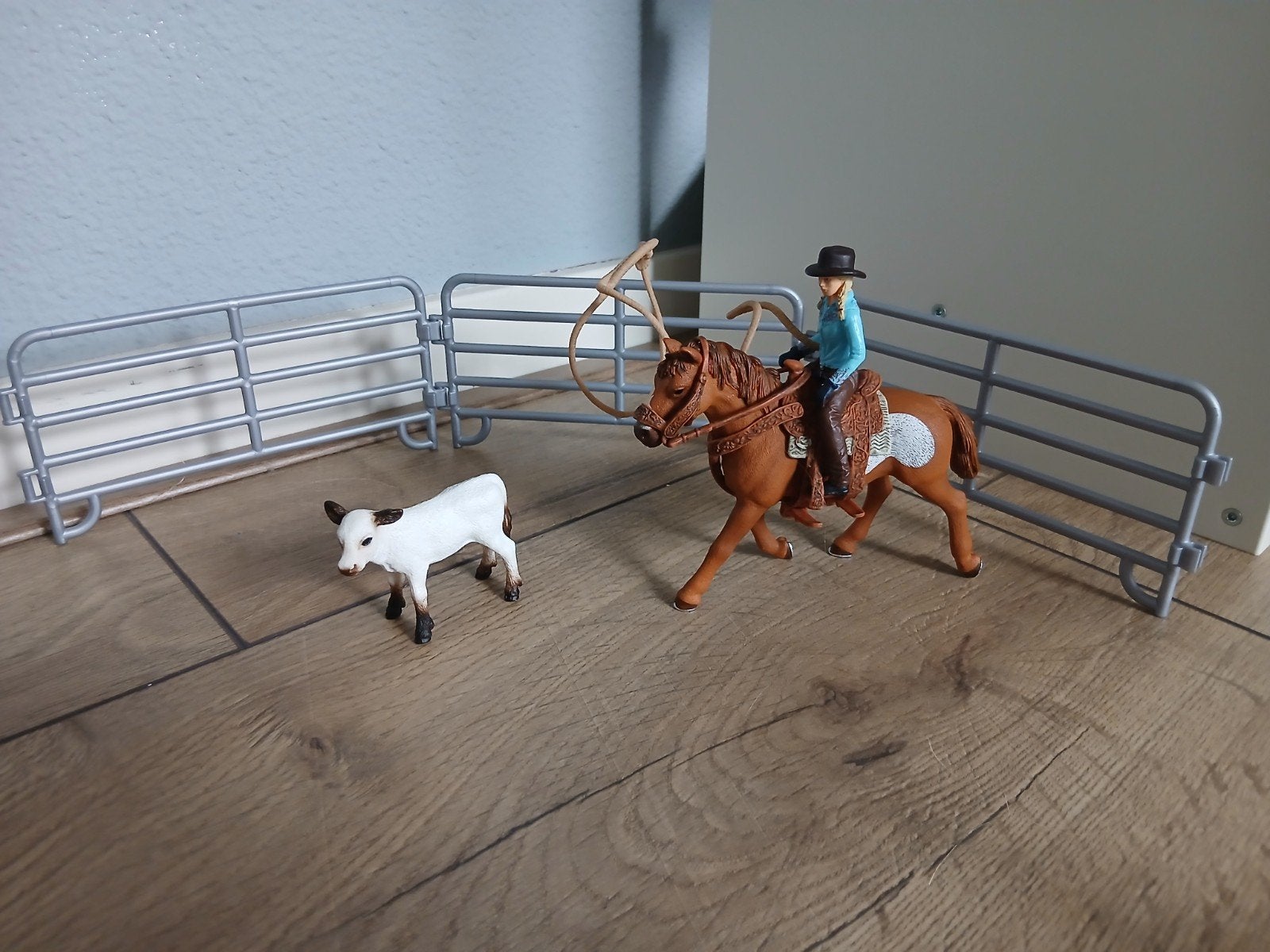 Schleich cowboy girl. verzending k.k., Ophalen of Verzenden, Nieuw
