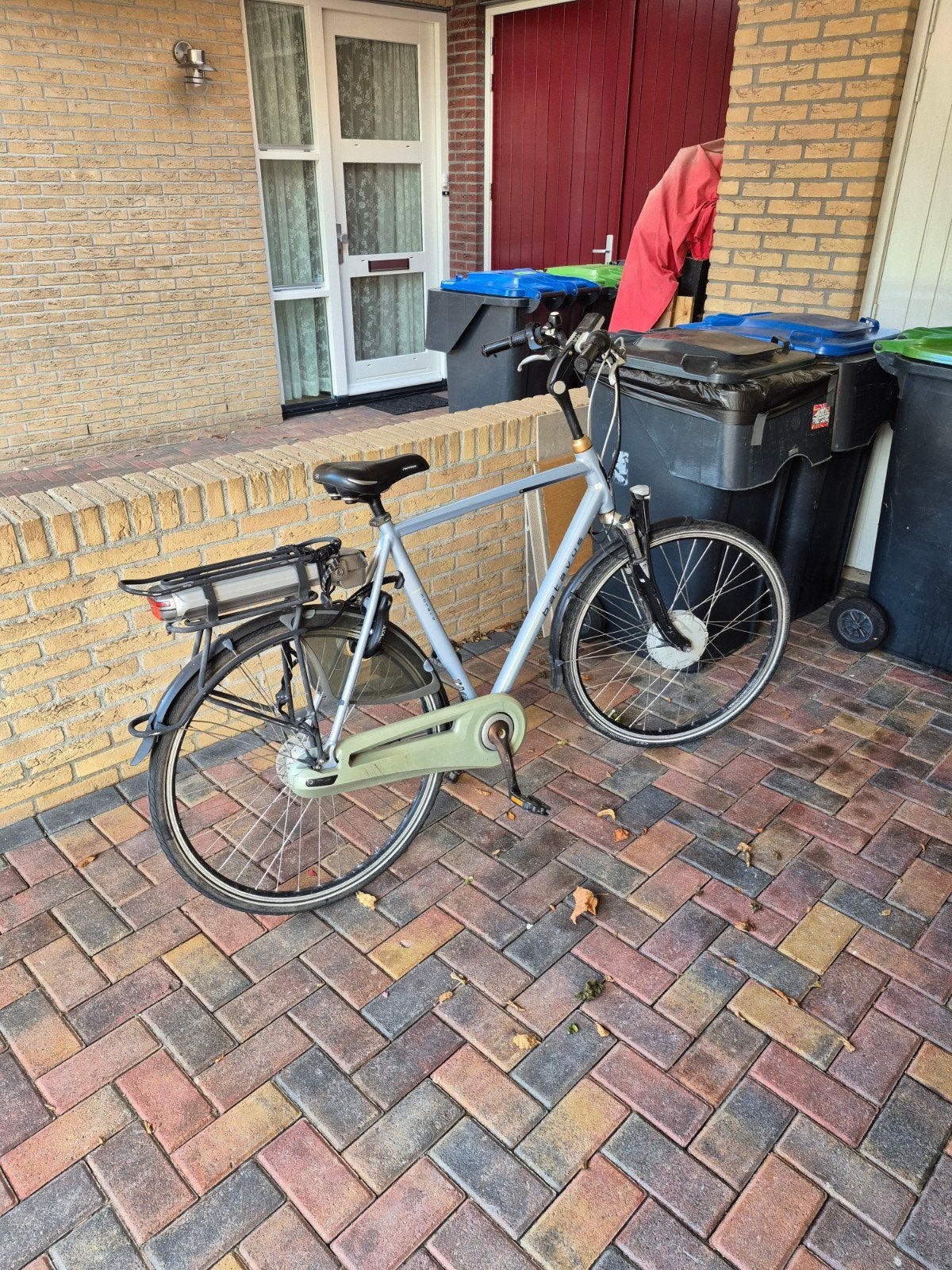 batavus elektrische herenfiets, 59 cm of meer, Ophalen, Gebruikt, Batavus