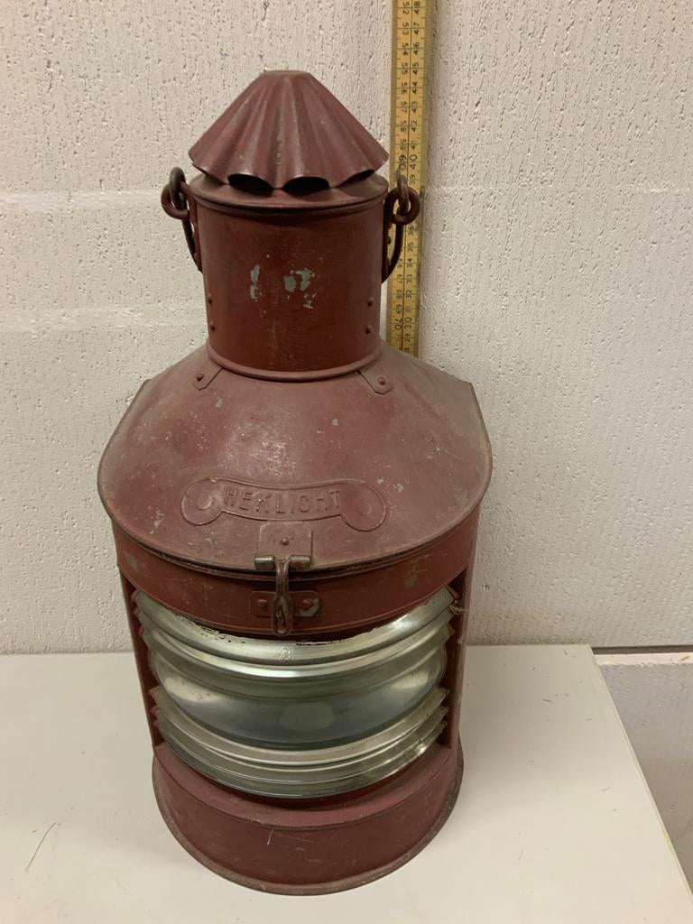 Klassiek Heklicht - Authentieke Scheepslamp, Antiek en Kunst, Antiek | Lampen, Ophalen