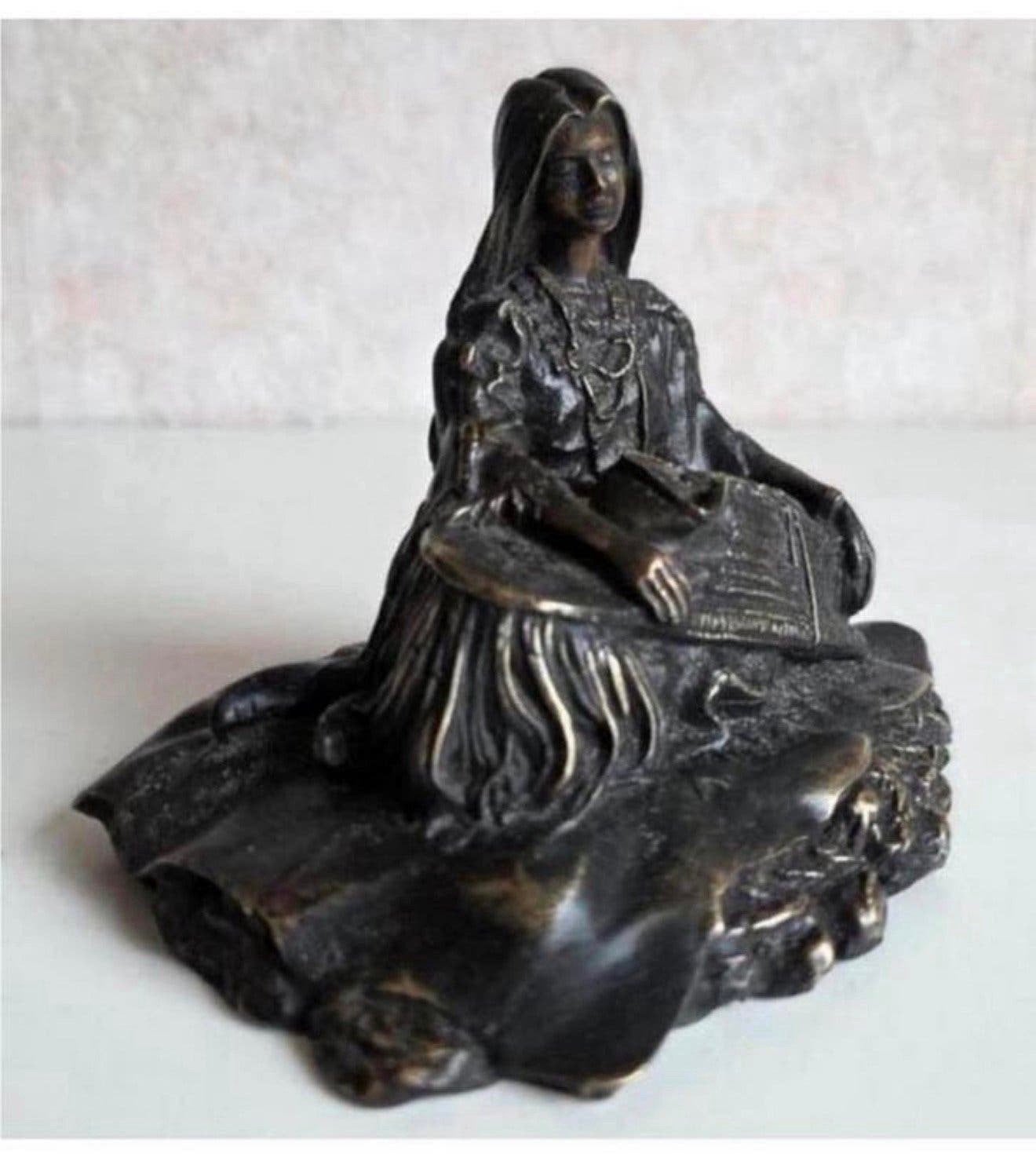 Franz iffland 1862-1935 sculptuur Moeder met Kind - Brons, Ophalen of Verzenden, Brons, Beeld, Vrouw