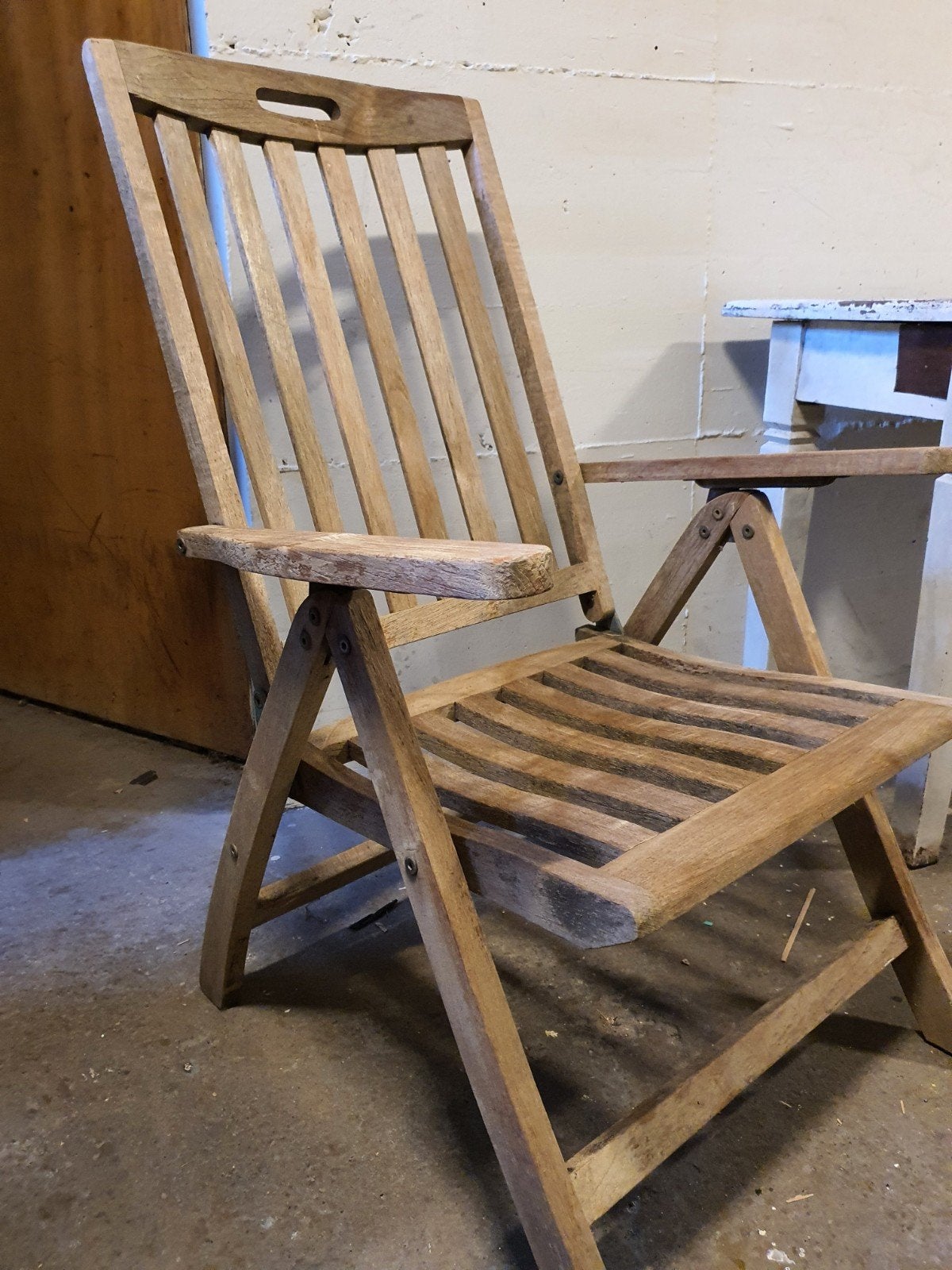 Hardhouten tuinstoelen 2 stuks +lage tafel +2 nieuwe kussens, Tuin en Terras, Ophalen, Hout