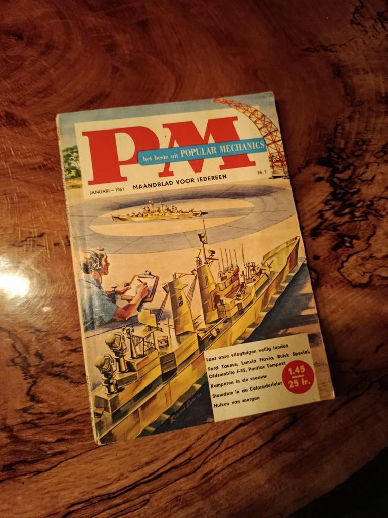 PM Maandblad voor Iedereen - Januari 1961 - Goede Staat, Ophalen of Verzenden, Gelezen, Overige typen