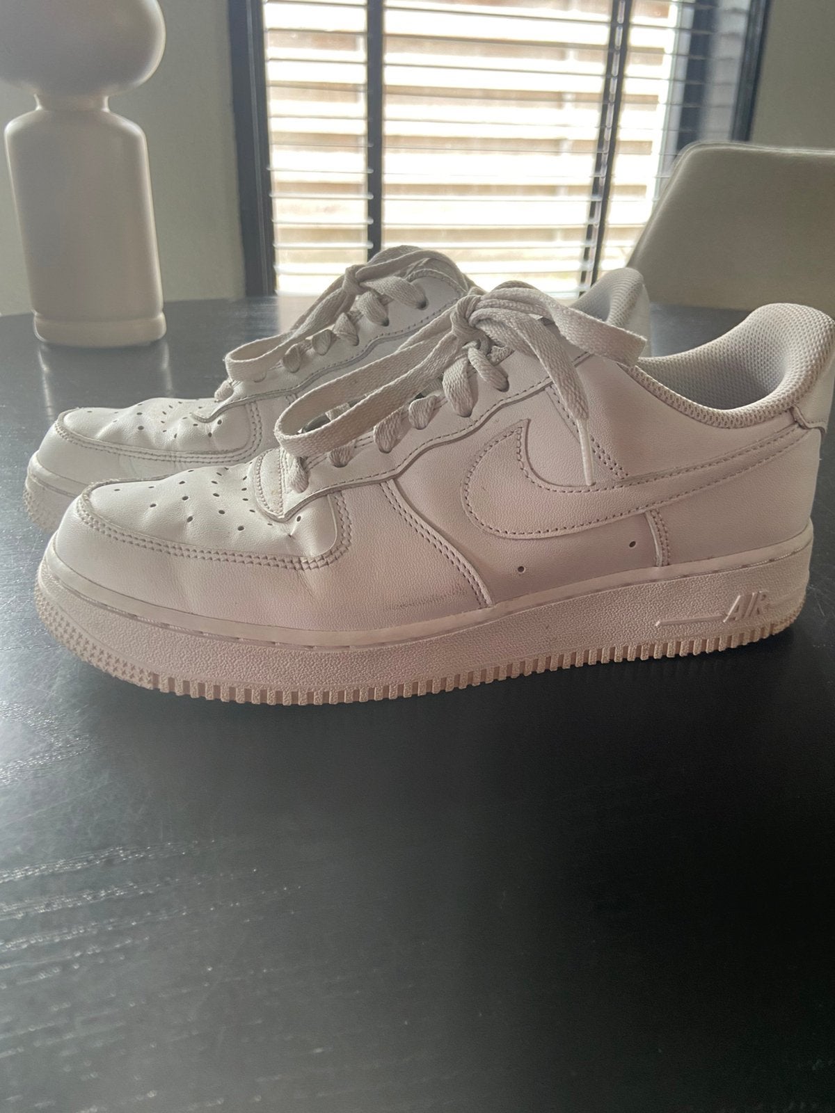 Nike air force 1 wit, Wit, Ophalen of Verzenden, Sneakers of Gympen, Gedragen