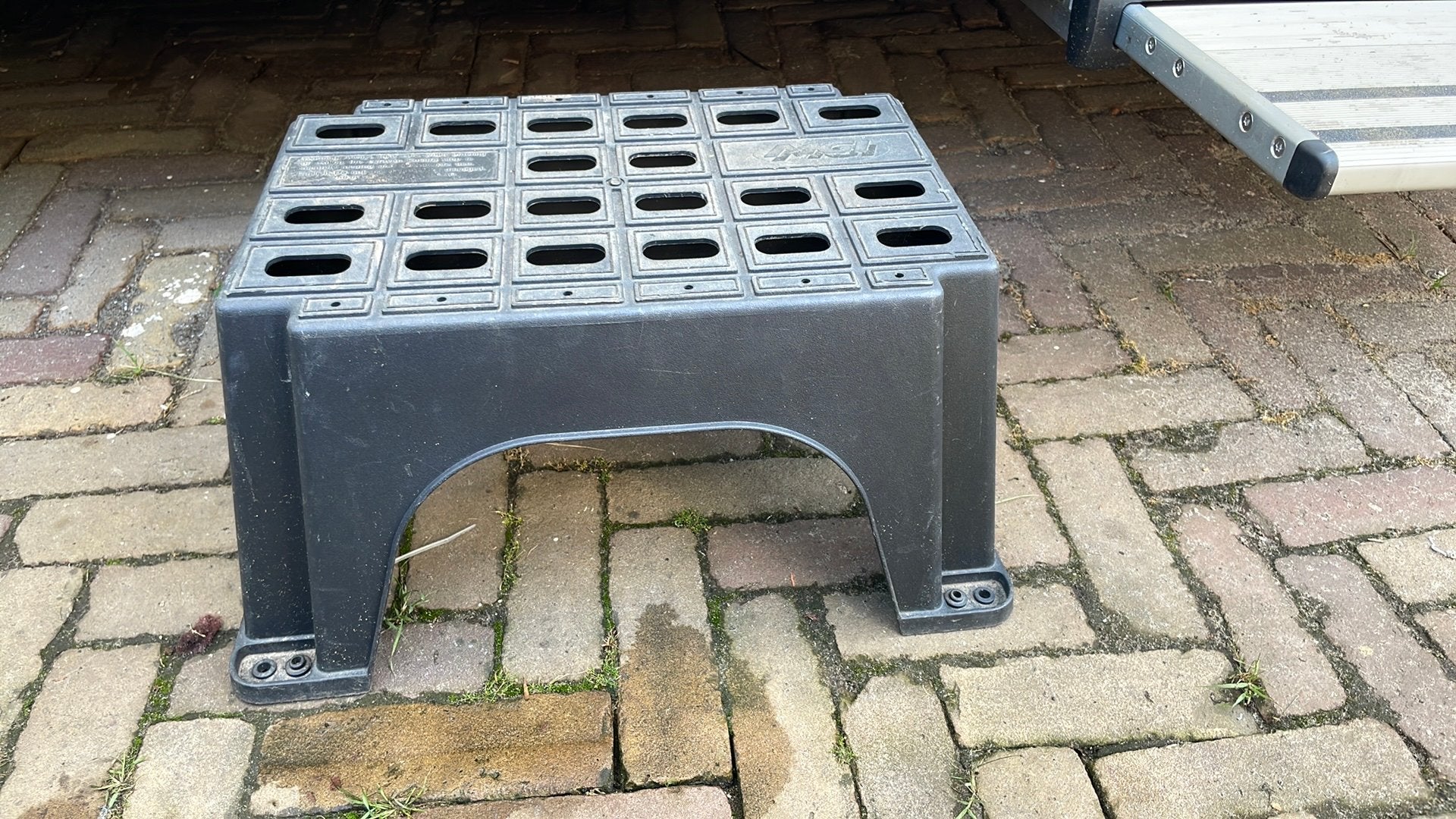 Caravan opstap afm  50x30x25 cm licht gewicht, Ophalen, Zo goed als nieuw