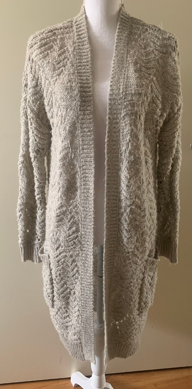 Lange vest, maat M, kleur beige, Ophalen of Verzenden, Zo goed als nieuw, Maat 38/40 (M), Beige