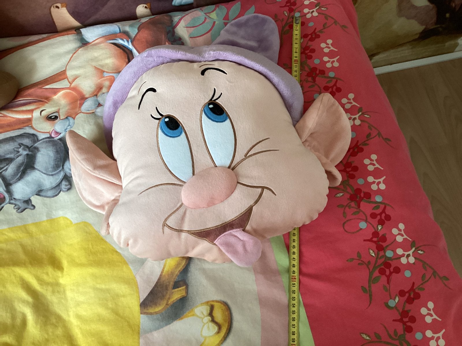 Disneystore   groot dopey kussen, Verzamelen, Disney, Ophalen of Verzenden, Overige figuren, Zo goed als nieuw, Knuffel