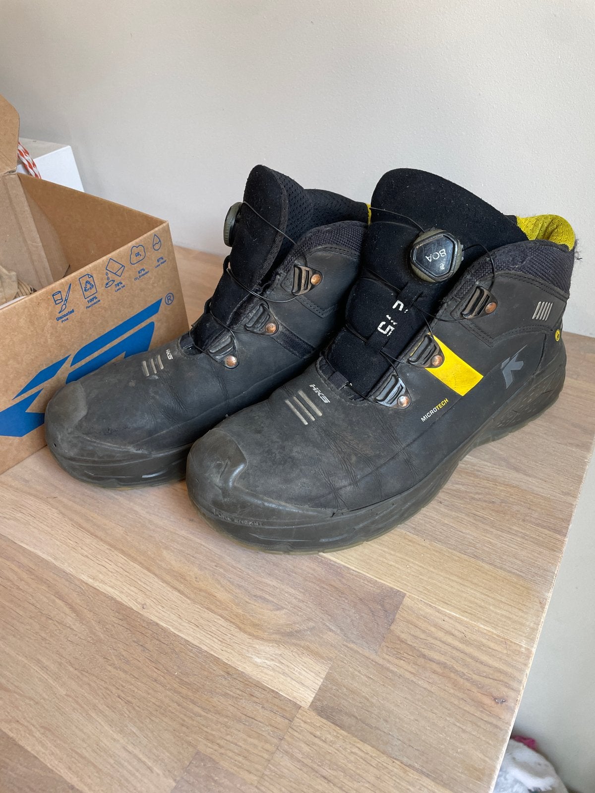 Maat 43 BOA HKS werkschoenen  Veiligheidsschoenen Maat 43, Ophalen, Gebruikt
