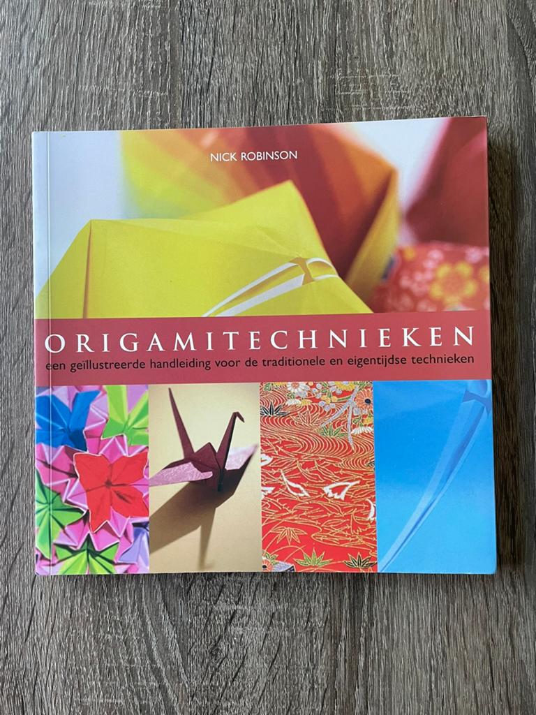 Boek Origamitechnieken - Nick Robinson, Boeken, Hobby en Vrije tijd, Zo goed als nieuw, Scrapbooking en Knutselen, Geschikt voor kinderen