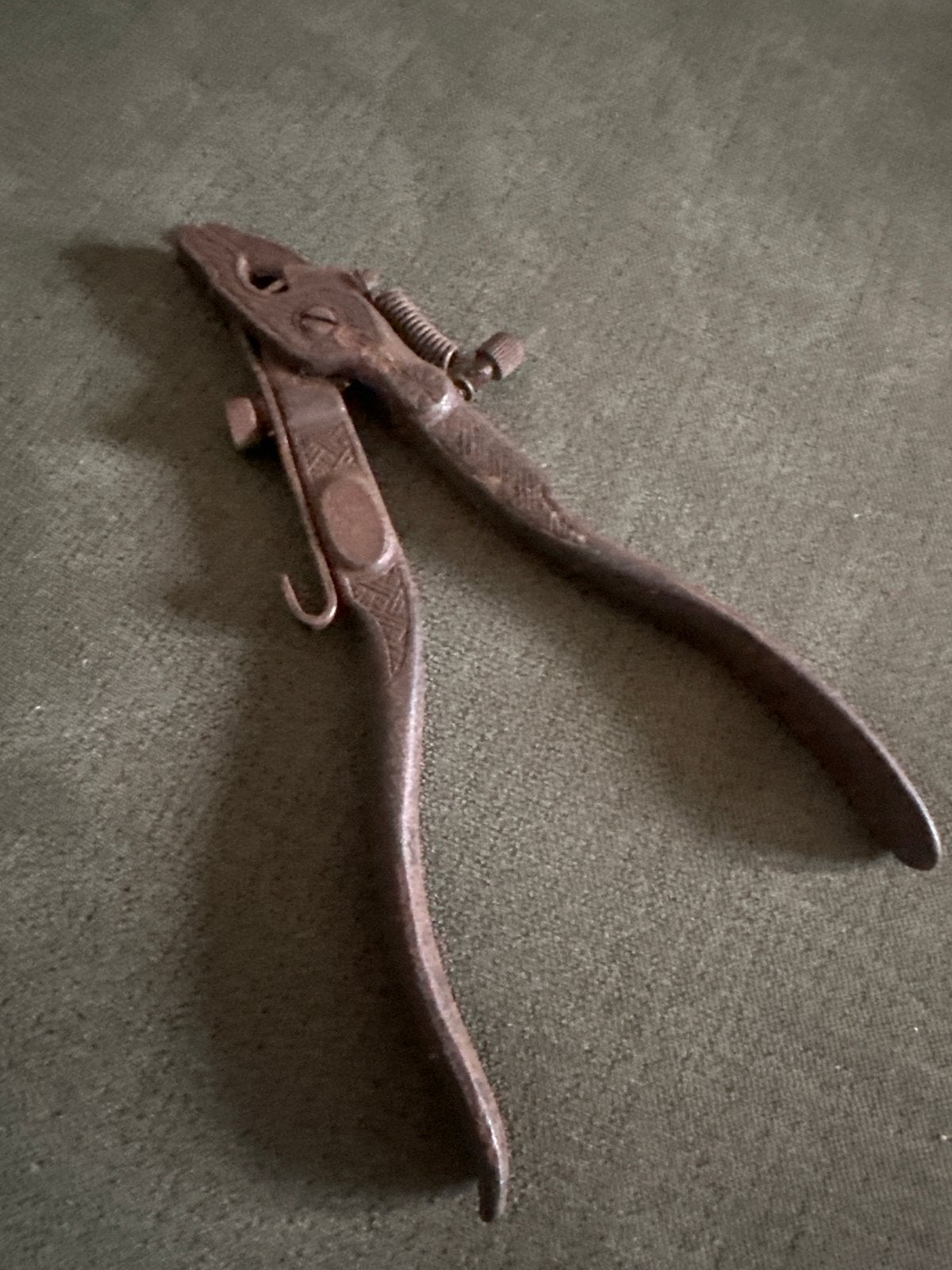 Antieke zaagklem / zaagzetter, Ophalen of Verzenden
