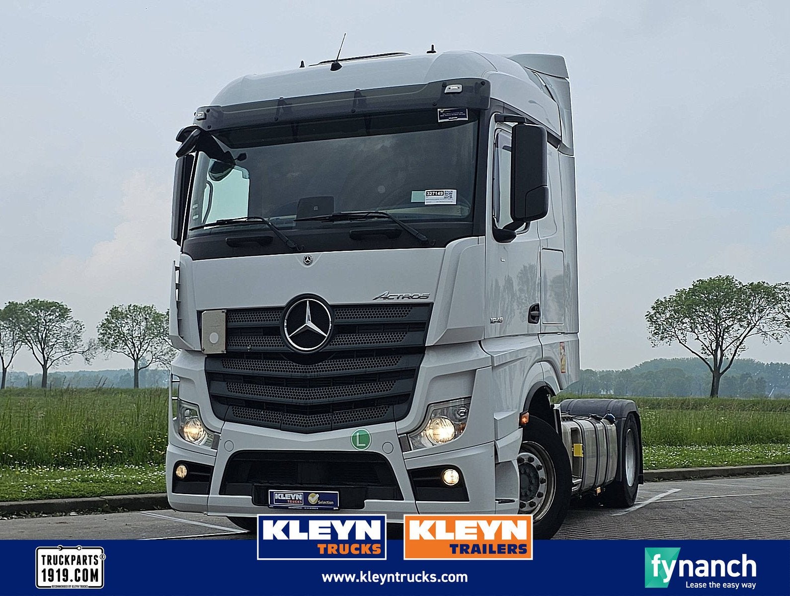 MERCEDES-BENZ ACTROS 1848 LS, Euro 6, Wit, Bedrijf, Diesel