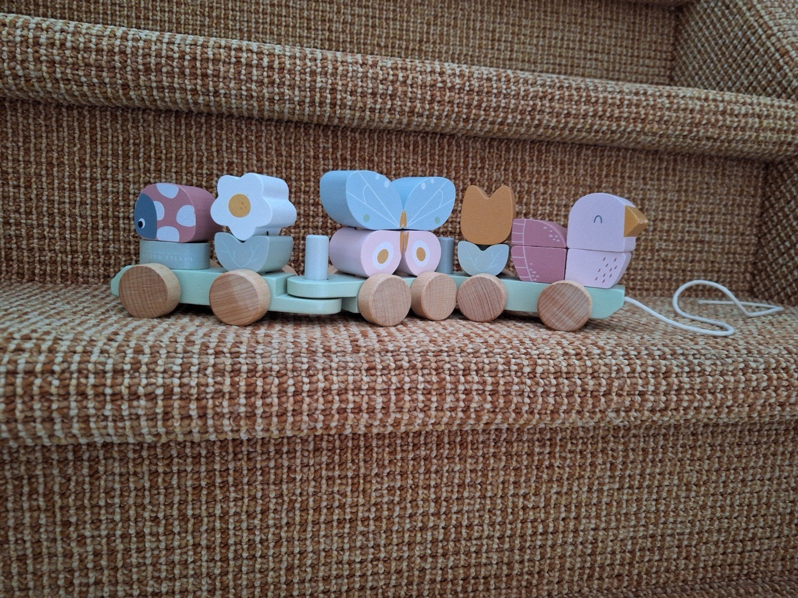 little dutch blokkenwagen, Kinderen en Baby's, Ophalen, Zo goed als nieuw, Duw- of Trekspeelgoed