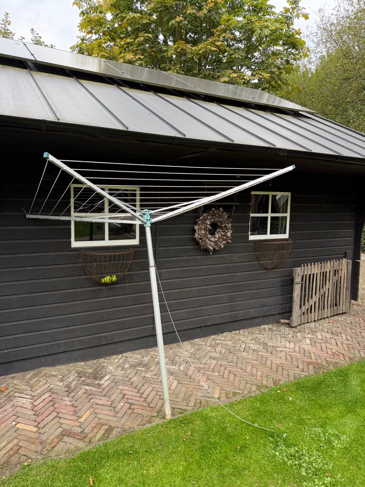 Brabantia droogmolen, verstelbaar en inklapbaar, Ophalen of Verzenden, Gebruikt, Droogmolen