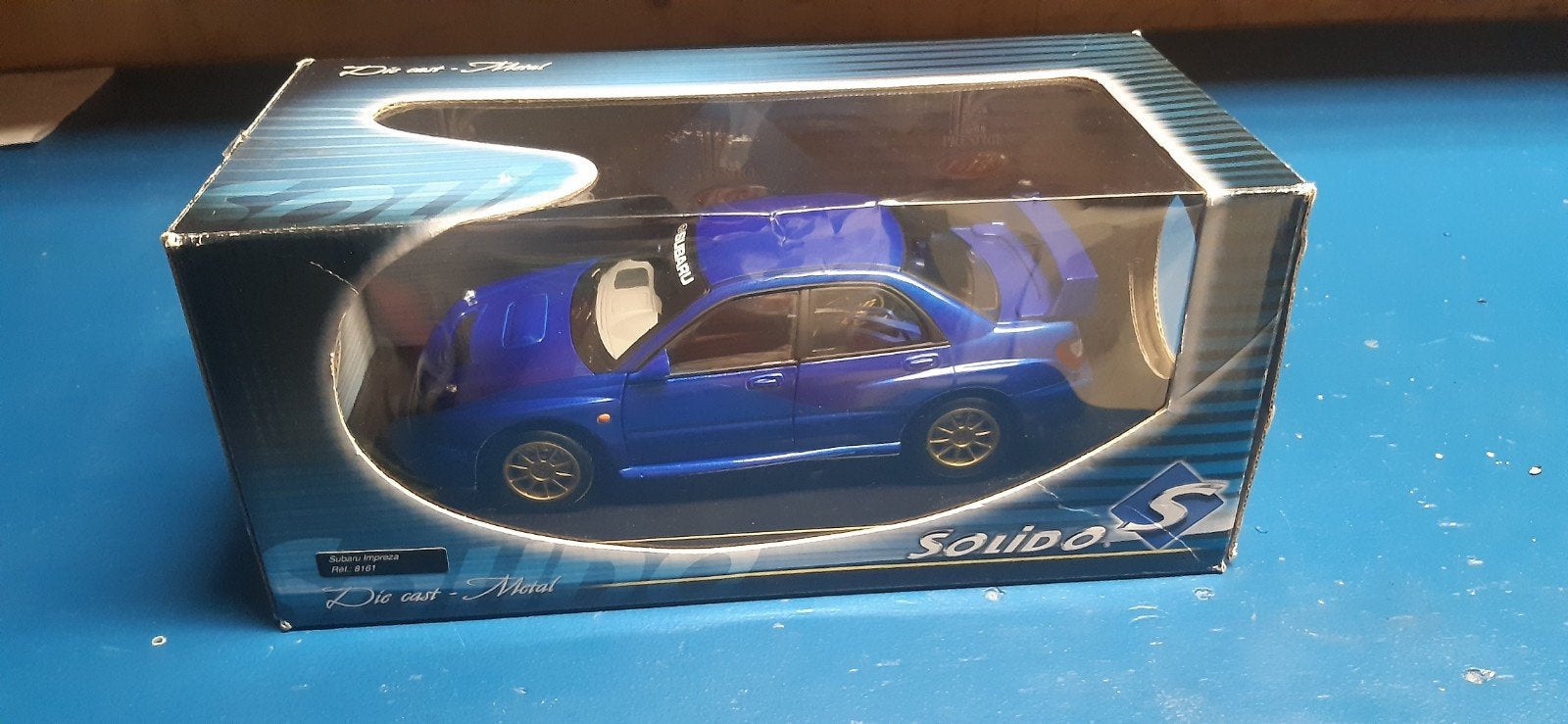 subaru wrc plain body 1:18, Ophalen of Verzenden, Zo goed als nieuw, Auto, Solido