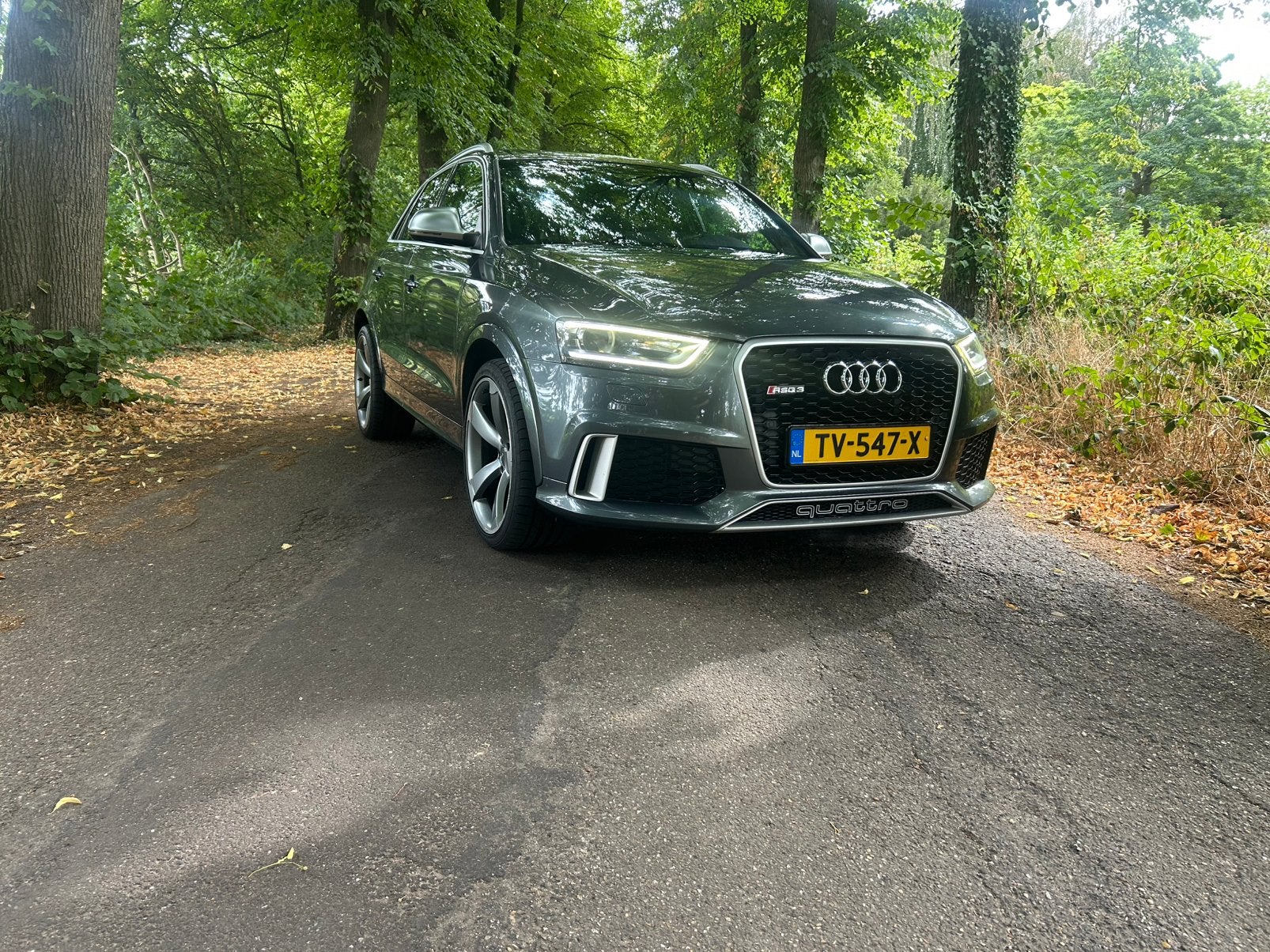 Audi RSQ3 2.5 TFSI Panoramadak 20 Inch Diamond Stiched/bose, Auto's, Automaat, Zwart, Lichtsensor, 310 pk