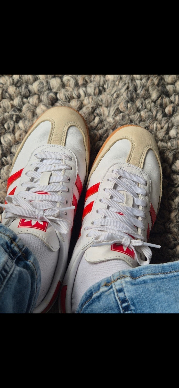 Zgan Samba adidas rood wit maat 38, Ophalen of Verzenden, Zo goed als nieuw, Schoenen