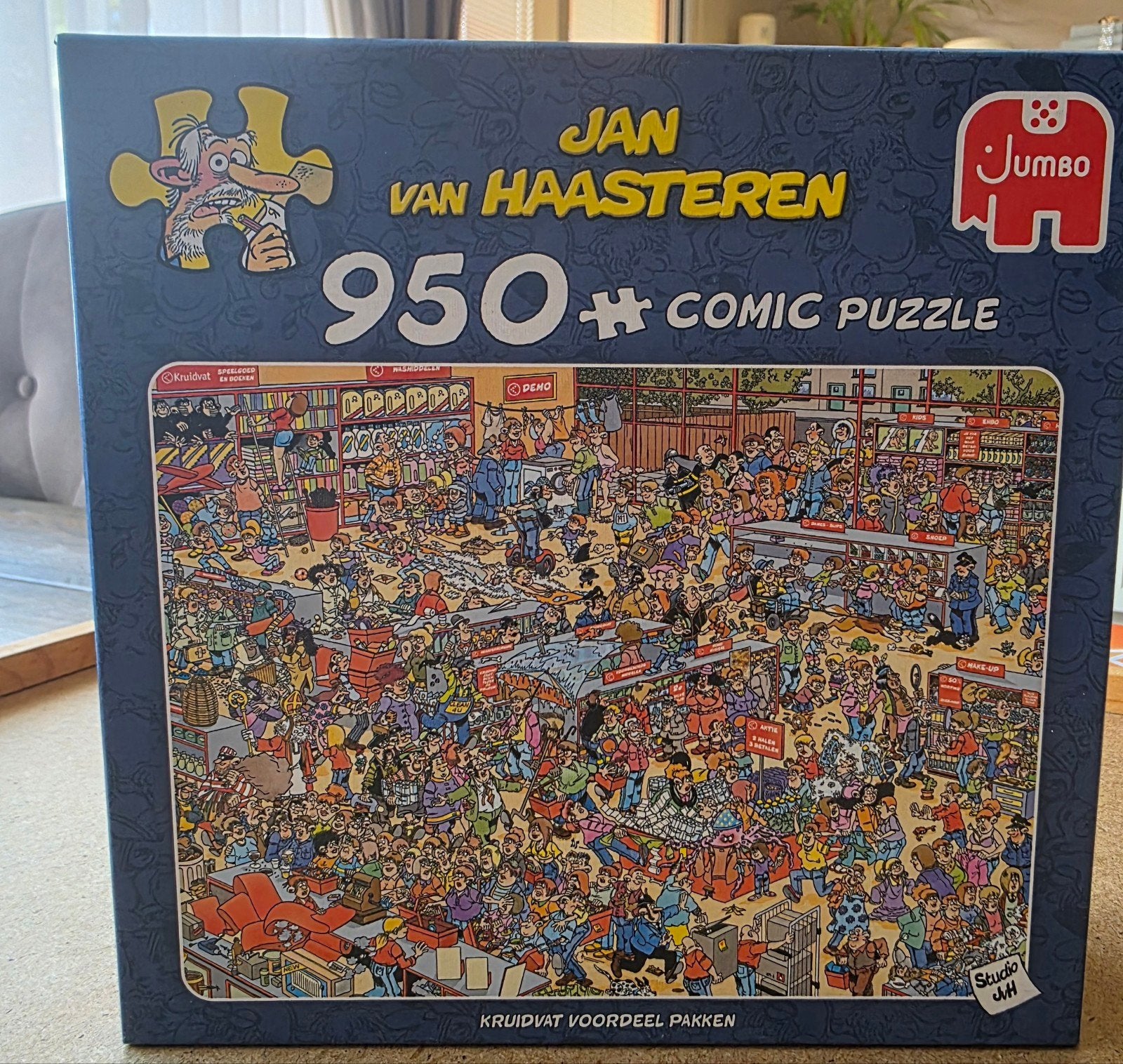 Jan van Haasteren puzzel 950 stuks, Ophalen of Verzenden, 500 t/m 1500 stukjes, Zo goed als nieuw