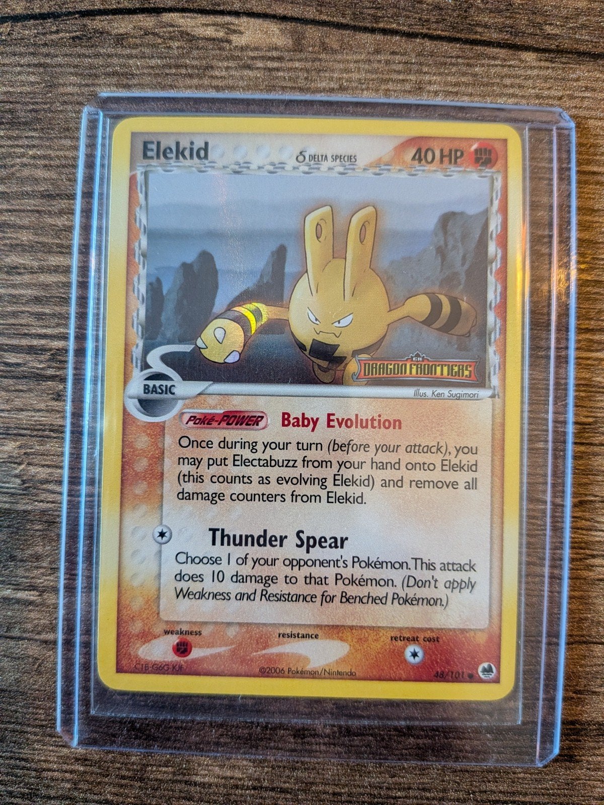Pokemon Elekid Ex Dragon Frontiers 48/101, Verzamelen, Speelgoed, Verzenden