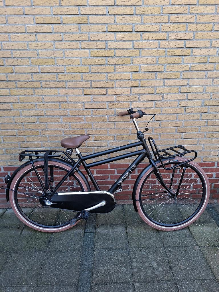 Heren-Jongens-Transportfiets CORTINA U4 50cm/28inch, Fietsen en Brommers, 26 inch of meer, Gebruikt, Versnellingen, Ophalen of Verzenden
