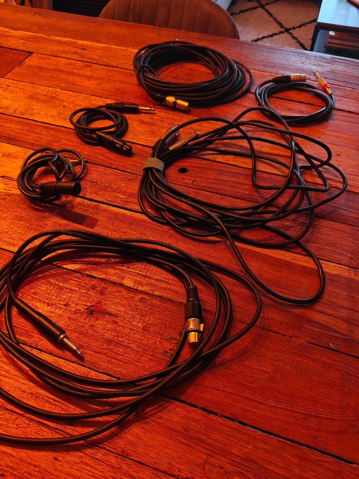 6x Jack 6.3 naar XLR kabels, Ophalen of Verzenden