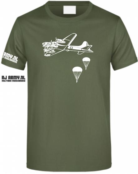 Boeing B-17 Flying Fortress parachute sprong, Ophalen of Verzenden, Overige soorten, Overige gebieden, Kleding of Schoenen
