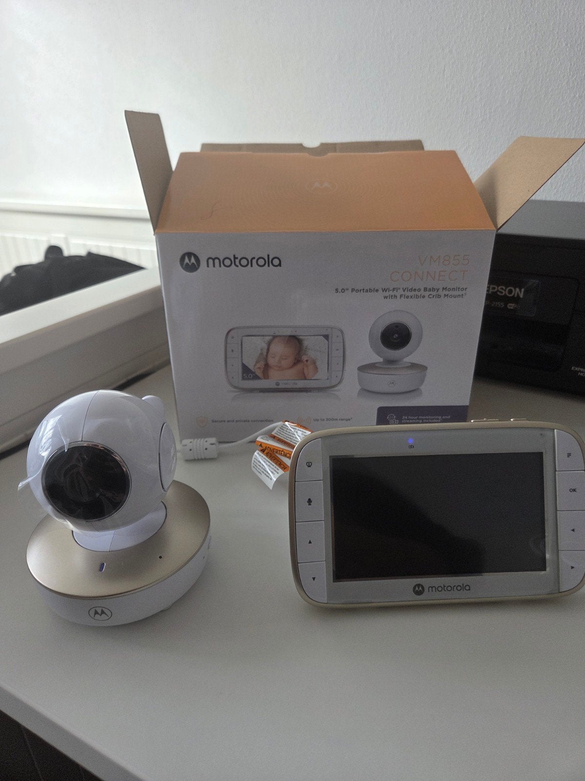 Motorola VM855 Connect Babyfoon met Camera, Ophalen of Verzenden, Nieuw, 250 meter of meer, Camera
