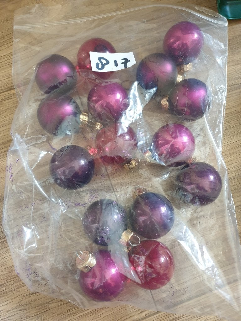 Kleine kerstballen Set 817, Diversen, Ophalen of Verzenden, Zo goed als nieuw