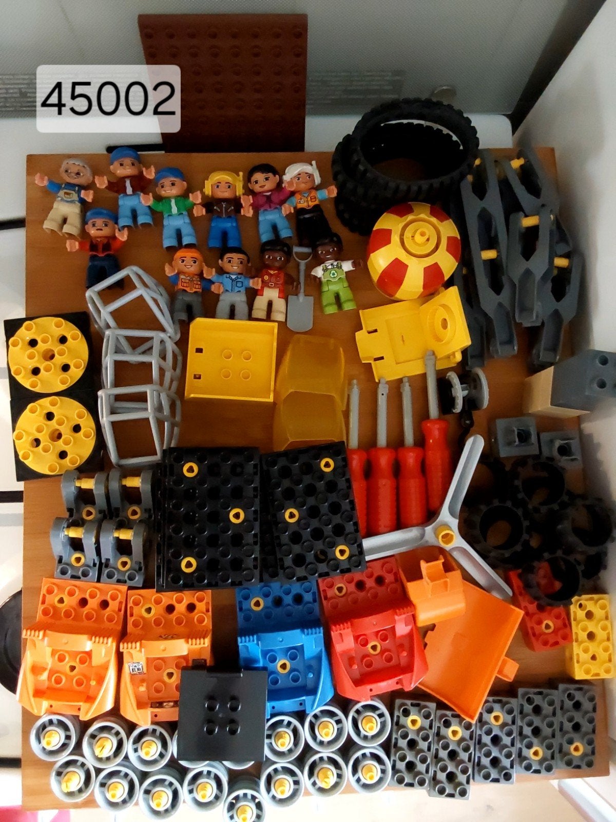 LEGO Duplo Technisch Bouwplaats Set 45002 met Figuren Toolo, Ophalen of Verzenden, Gebruikt, Duplo