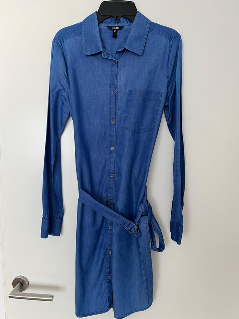 Blouse MbyM mt XS, Kleding | Dames, Ophalen of Verzenden, Gedragen, Maat 34 (XS) of kleiner, Blauw