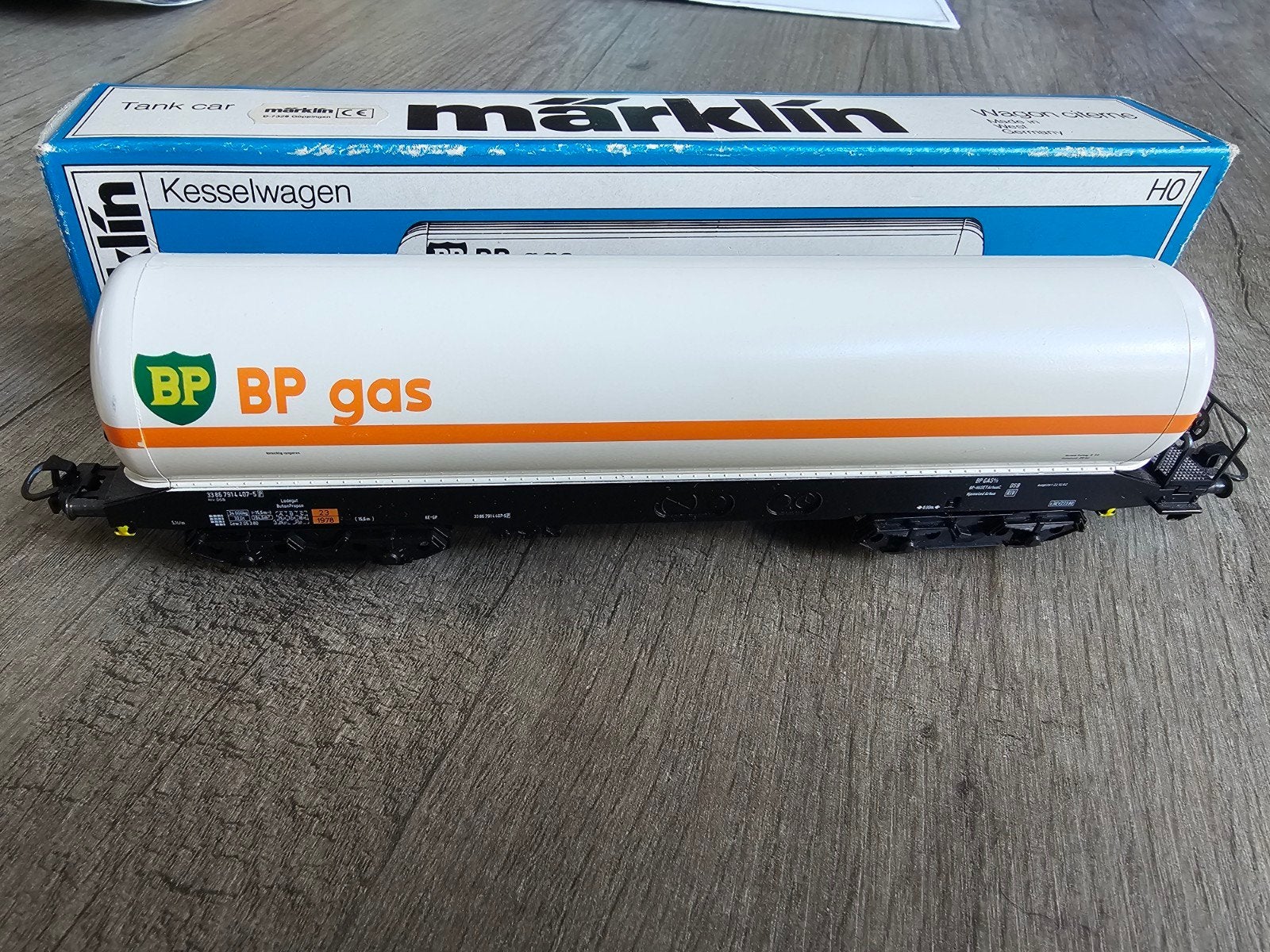 Märklin 4748 BP Gas Kesselwagen - Nieuw in doos, Hobby en Vrije tijd, Ophalen of Verzenden, Nieuw, Wisselstroom, Märklin