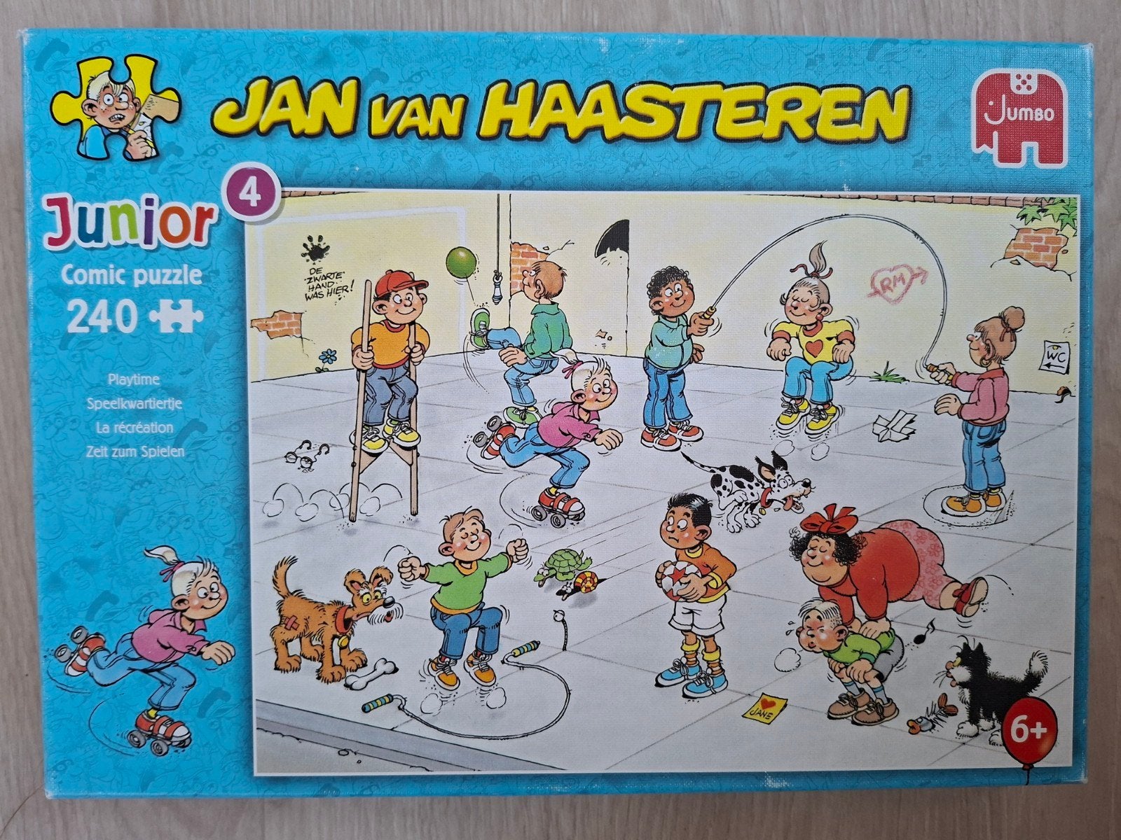 Jan van Haasteren puzzel ( junior), Ophalen of Verzenden, Minder dan 500 stukjes, Gebruikt, Legpuzzel