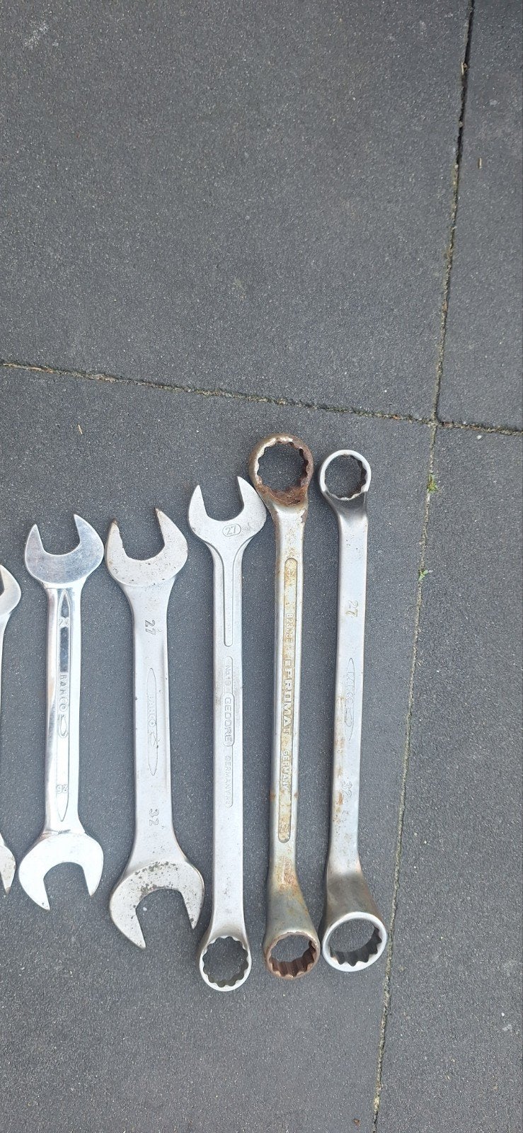 diverse ring/steeksleutel, Doe-het-zelf en Verbouw, Gereedschap | Handgereedschap, Ophalen, Gebruikt, Overige typen, Overige merken