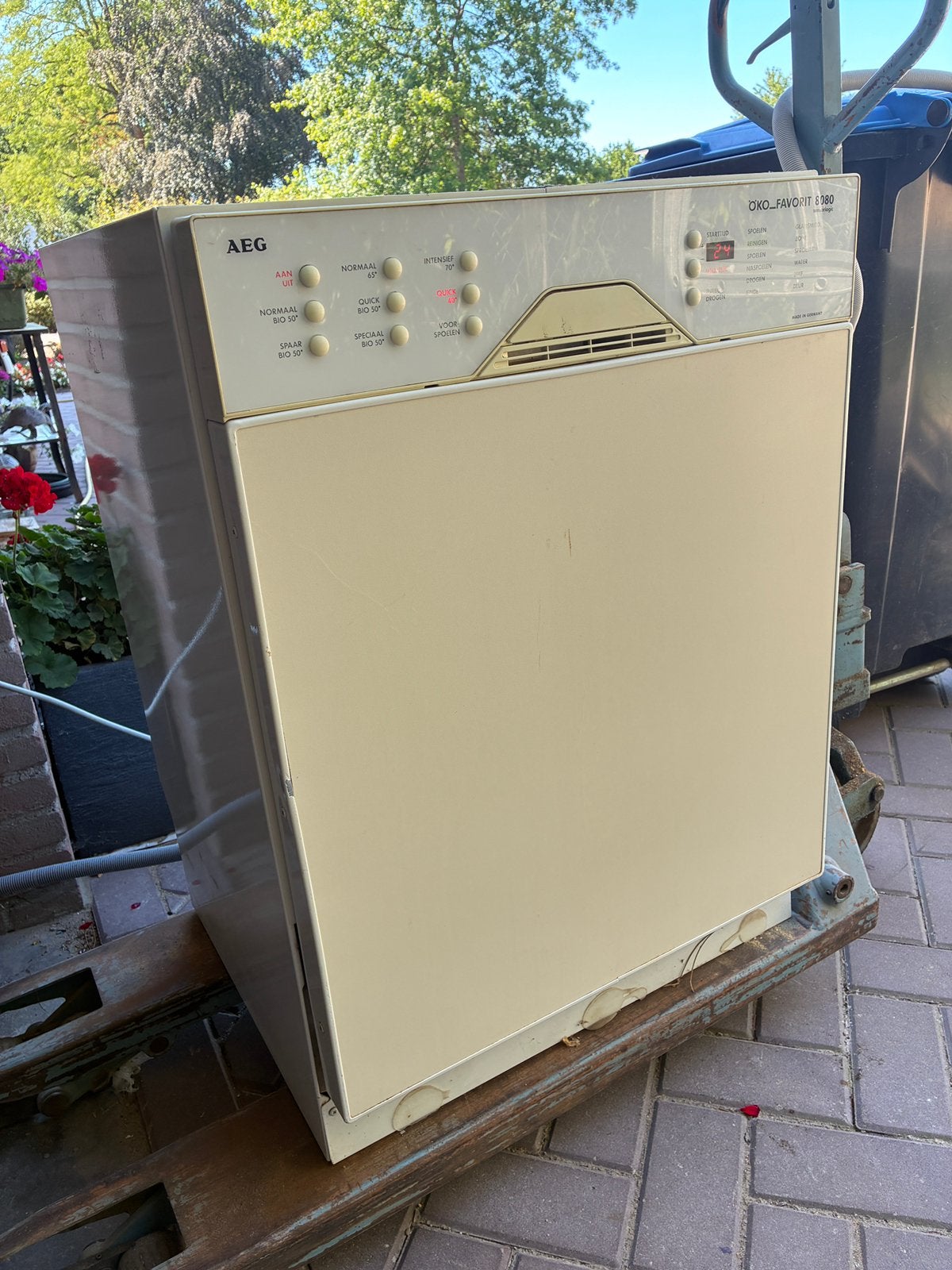 Vaatwasser AEG oko_FAVORIT 8080, Witgoed en Apparatuur, Vaatwasmachines, Ophalen, Gebruikt, Minder dan 85 cm, Inbouw