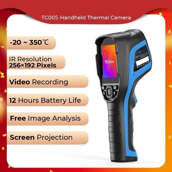 Thermische Camera – Warmtebeeldcamera – Temperatuurmeter, Corvance B.V., Verzenden, Nieuw, Corvancebol@gmail.com