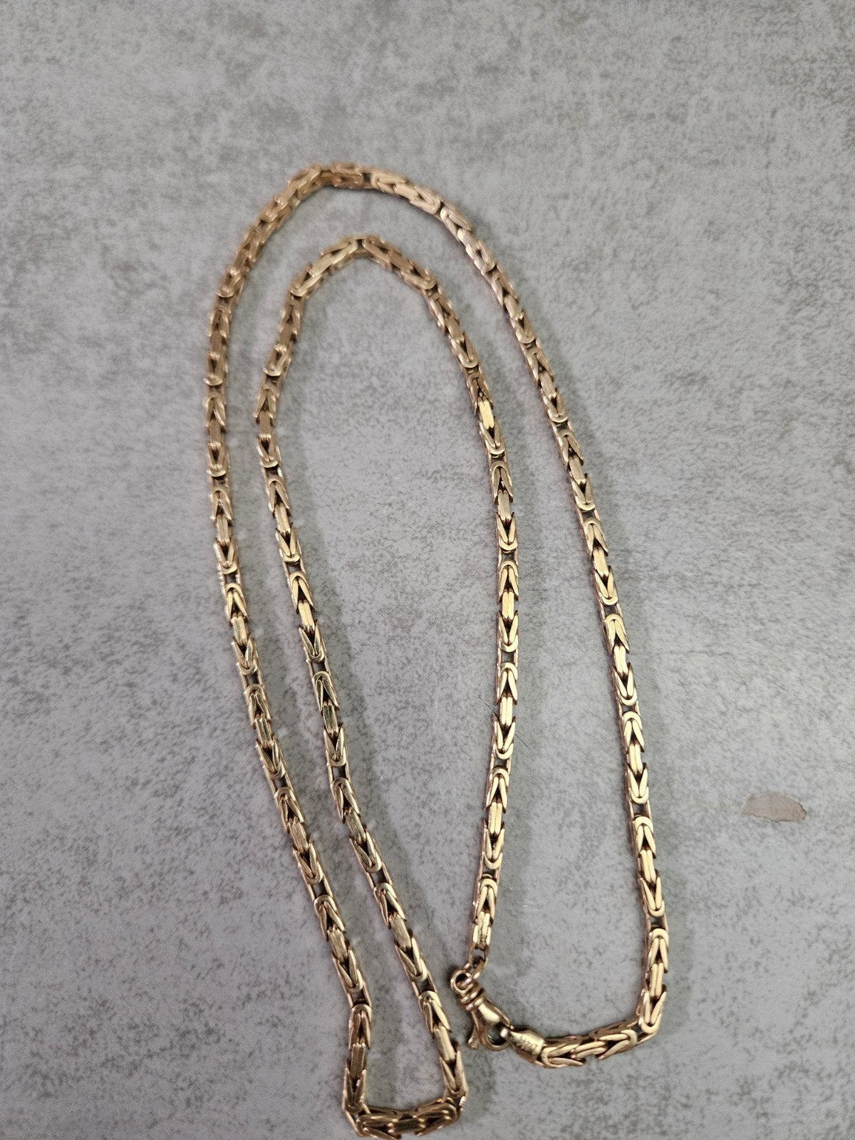 14krt Gouden Massieve Koningsketting 60cm , 30 gram- Edels, Ophalen of Verzenden, Goud, Goud