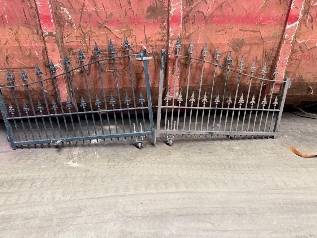 Net tuin hekwerk / sierhekwerk met poort, Ophalen, Met poort, Gebruikt, Sierhekwerk