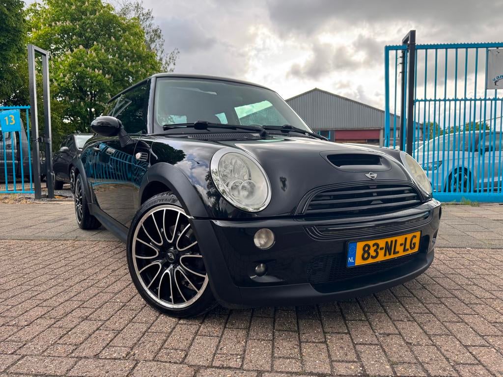 Mini Mini 1.6 Cooper S Clima Pano Miltek JCW Tuning, Voorwielaandrijving, Stof, Gebruikt, Zwart