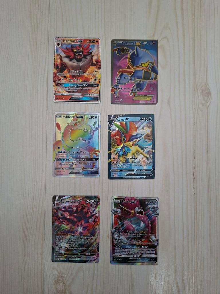 Pokemon kaarten, Ophalen of Verzenden, Gebruikt, Meerdere kaarten, Foil